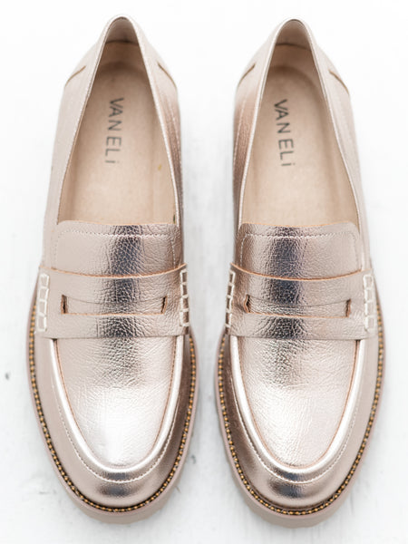 Zayna in Shell Grain Metallic by Vaneli