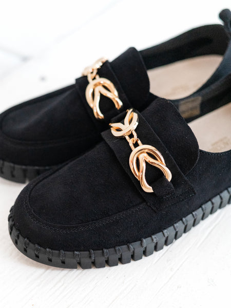 The Bit Loafer Black on Black by Ilse Jacobsen