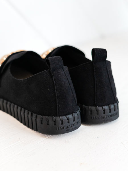 The Bit Loafer Black on Black by Ilse Jacobsen
