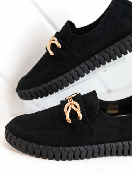 The Bit Loafer Black on Black by Ilse Jacobsen