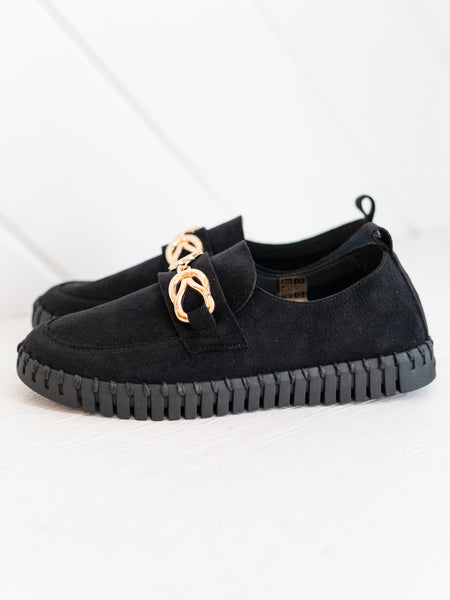 The Bit Loafer Black on Black by Ilse Jacobsen