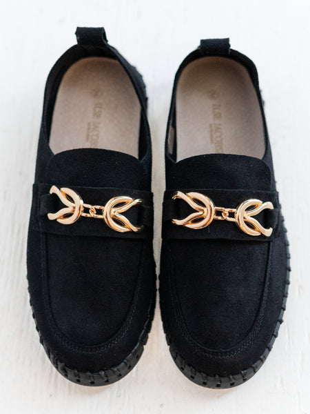 The Bit Loafer Black on Black by Ilse Jacobsen