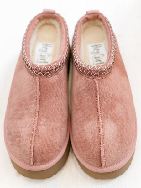 Pillow Talk Blush Faux Suede by Corky's