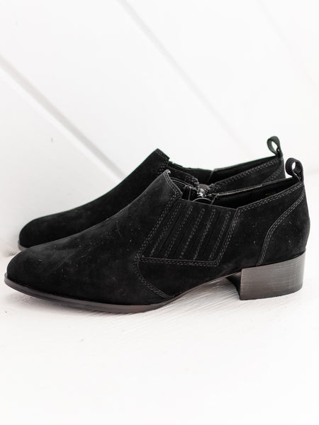 Tess Black Suede by Vaneli