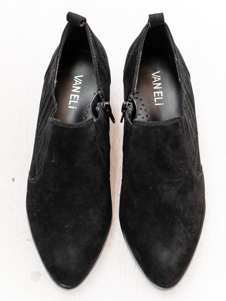 Tess Black Suede by Vaneli
