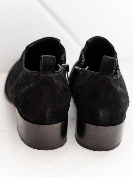 Tess Black Suede by Vaneli