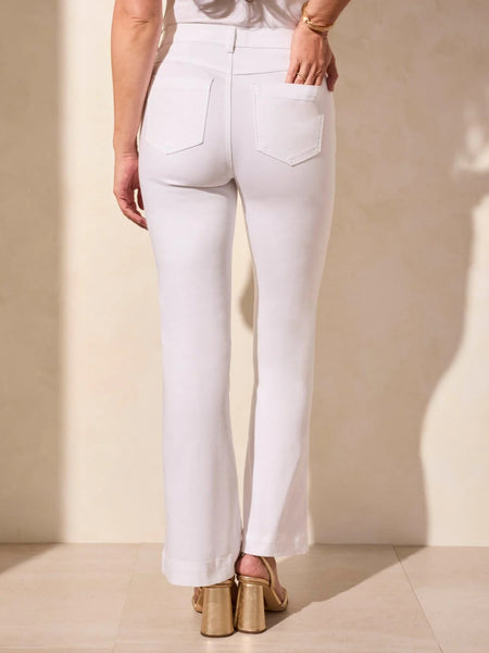 Audrey Comfort Stretch Pull-On Flare White by Tribal