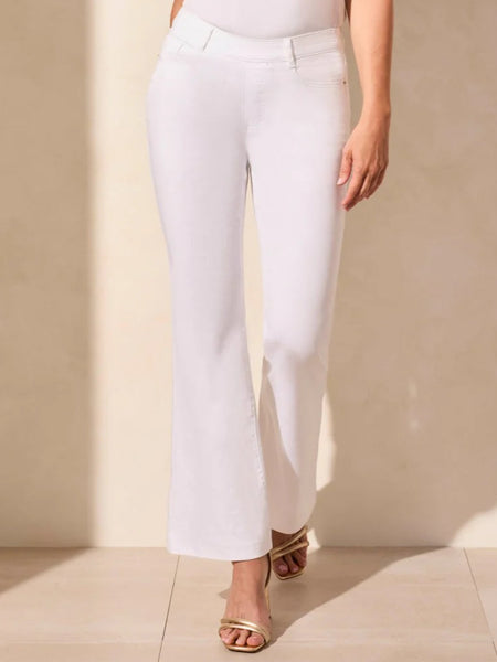 Audrey Comfort Stretch Pull-On Flare White by Tribal