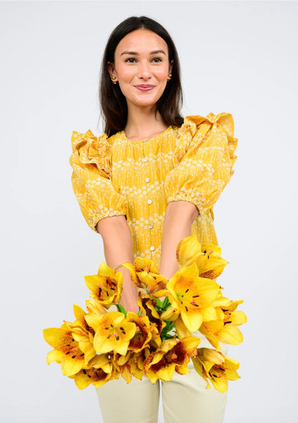 Daisy Eyelet Top by Ivy Jane