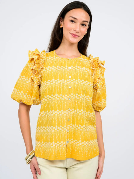 Daisy Eyelet Top by Ivy Jane
