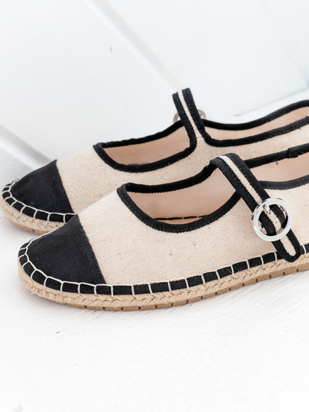 Palomaa Espadrille Flat Linen Cream by Chinese Laundry