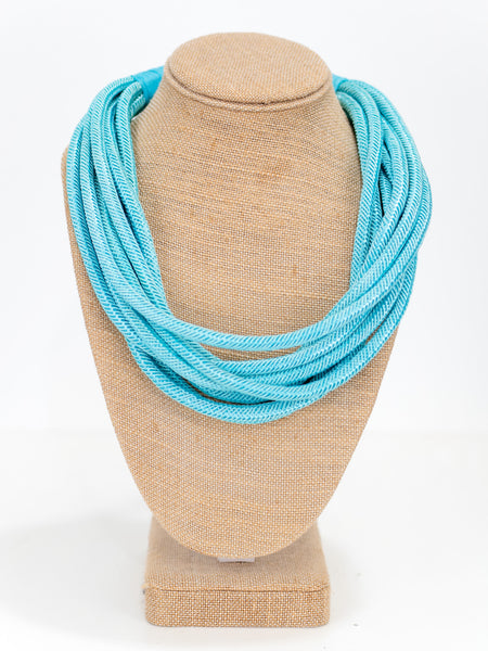 Slub 8 Strand Necklace by Two Forty-Two