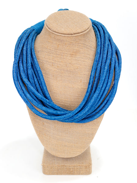 Slub 8 Strand Necklace by Two Forty-Two