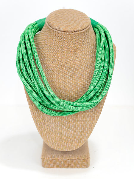 Slub 8 Strand Necklace by Two Forty-Two