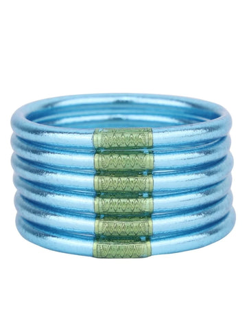 All Weather Bangles Azure by BuDhaGirl