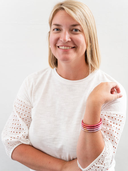 All Weather Bangles Carousel Pink by BuDhaGirl