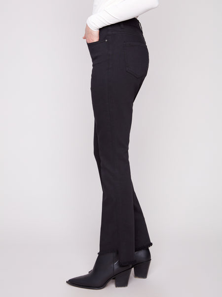 Bootleg 5 Pocket Colored Twill Black by Charlie B
