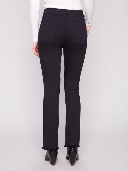 Bootleg 5 Pocket Colored Twill Black by Charlie B