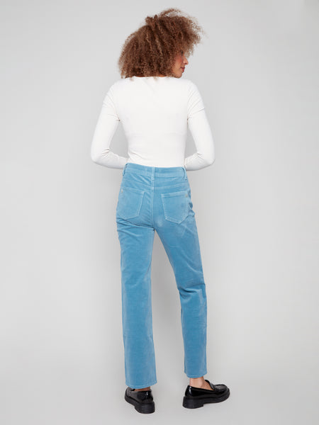 Straight Leg Corduroy Oxford by Charlie B