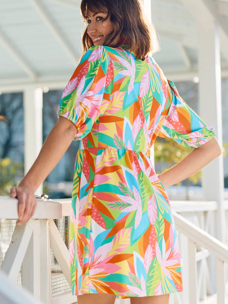 Catalina Dress Get Tropical Multi by Mary Square