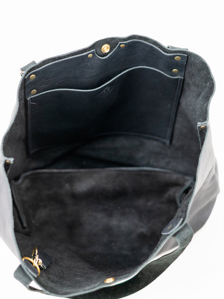 Large Leather Tote by Designed for Joy