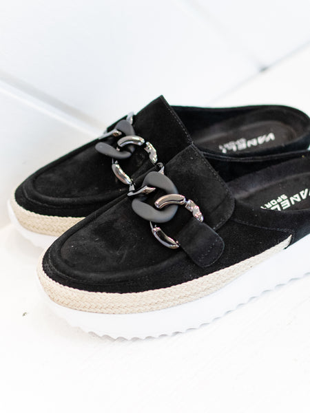 Quern Black Suede by Vaneli