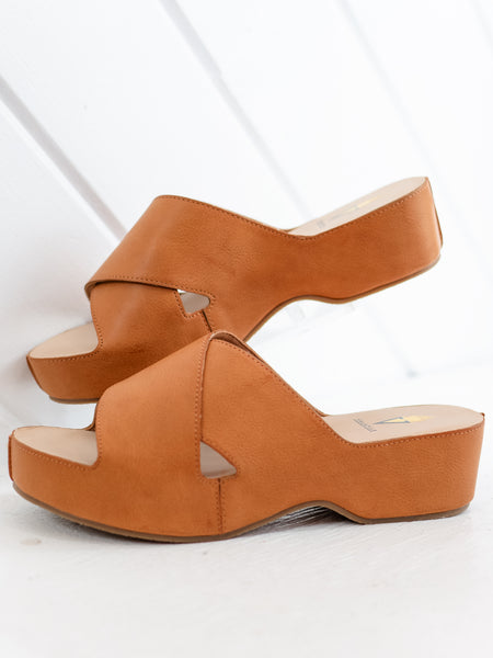 Edith Slide Sandal Tan by Volatile