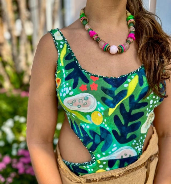 Palm Beach Tribal Classic Necklace by Twine & Twig