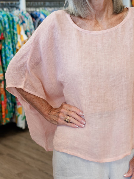 Venice Linen Gauze Top by West Indies Wear