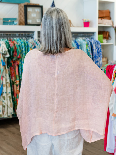 Venice Linen Gauze Top by West Indies Wear