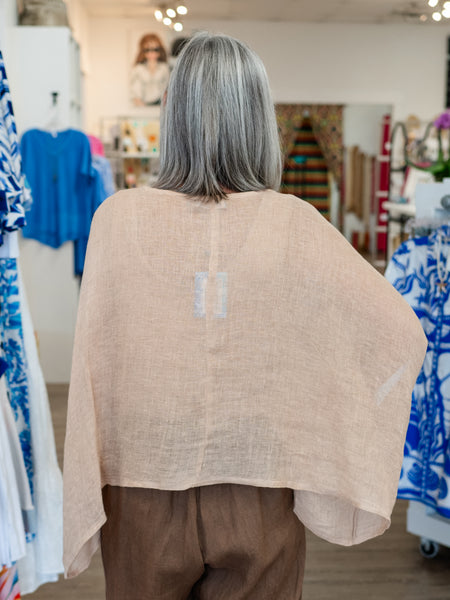 Venice Linen Gauze Top by West Indies Wear