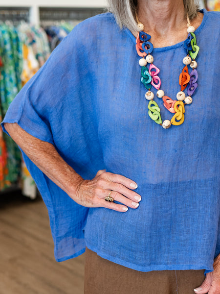 Venice Linen Gauze Top by West Indies Wear