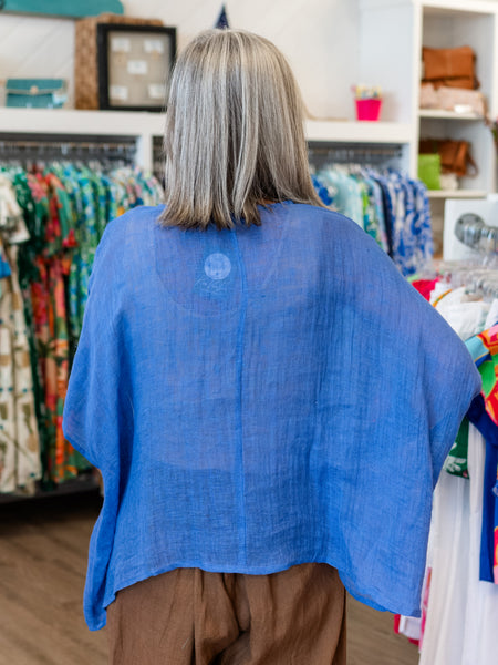 Venice Linen Gauze Top by West Indies Wear