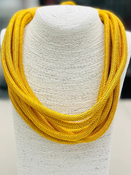 Slub 8 Strand Necklace by Two Forty-Two