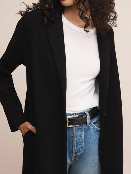 Mason Knit Coat Black by Z Supply
