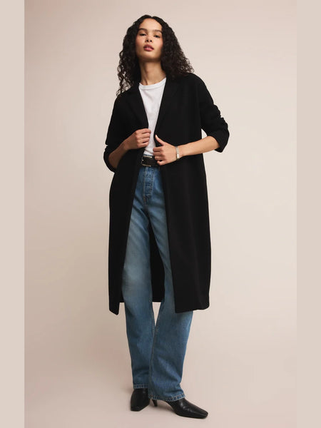 Mason Knit Coat Black by Z Supply
