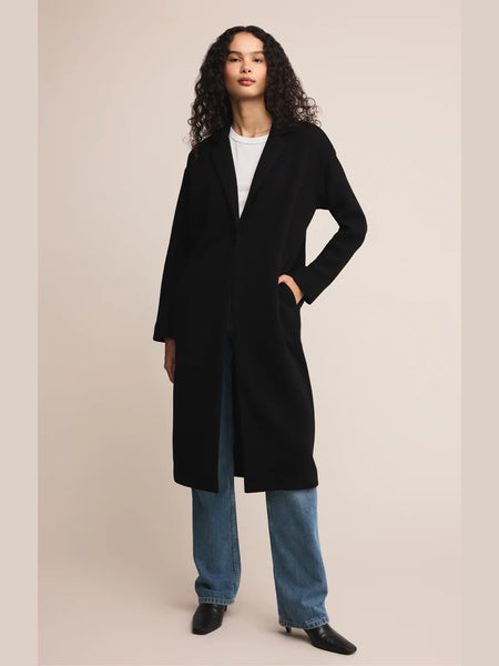 Mason Knit Coat Black by Z Supply