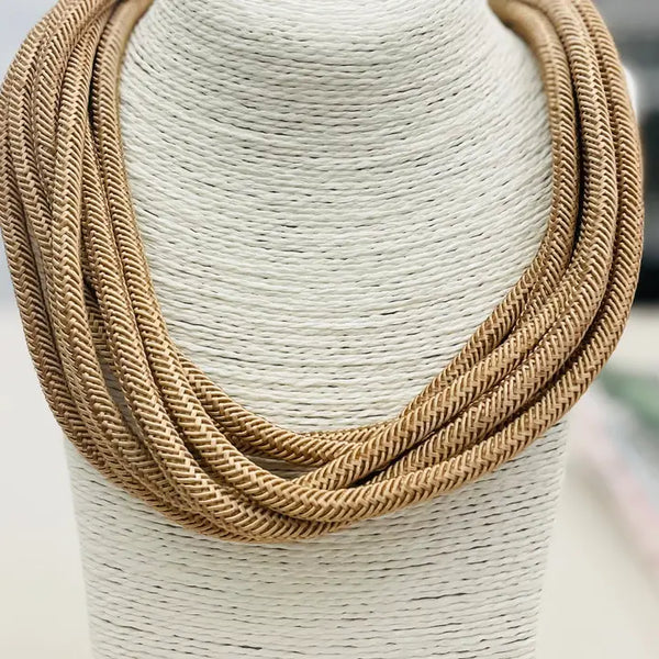 Slub 8 Strand Necklace by Two Forty-Two