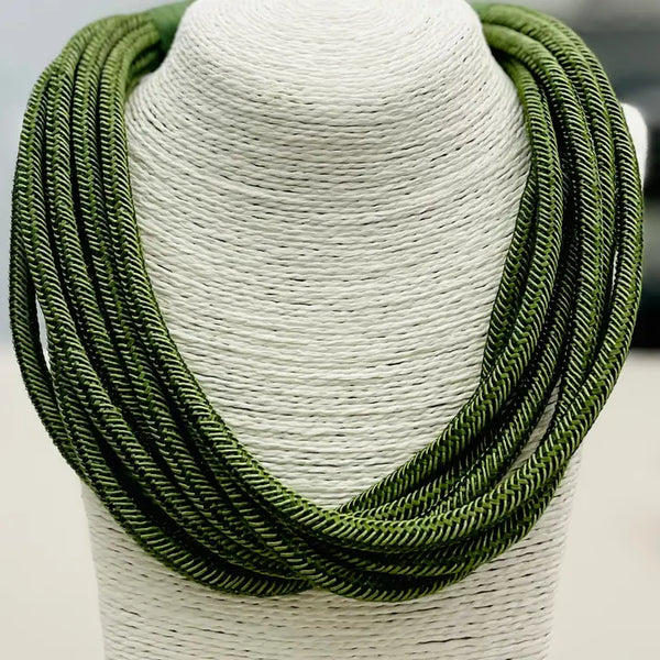 Slub 8 Strand Necklace by Two Forty-Two