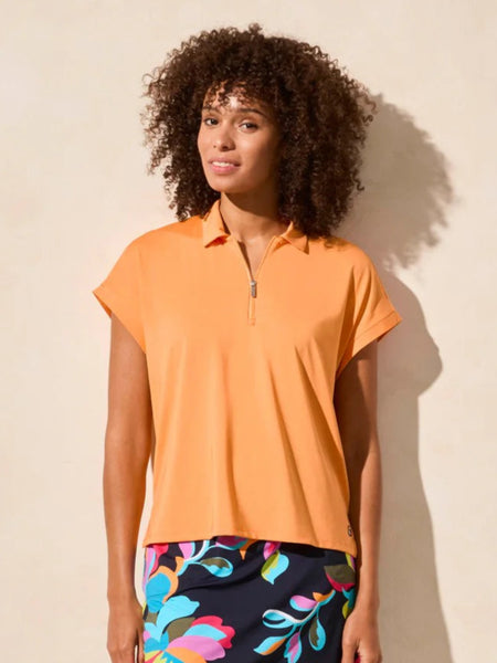 Techno Lux Dolman Polo Top by Tribal