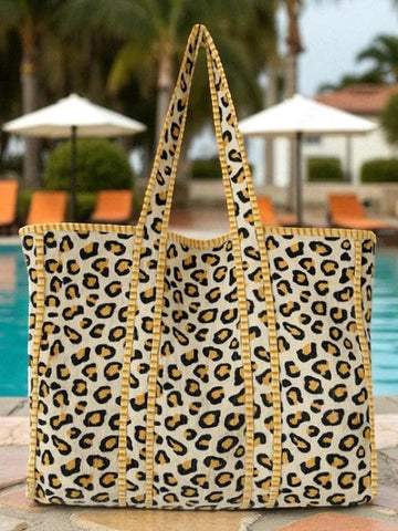 Wild One Cheetah Print Tote Bag