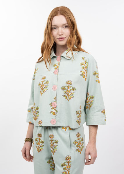 Print Swing Jacket by Ivy Jane