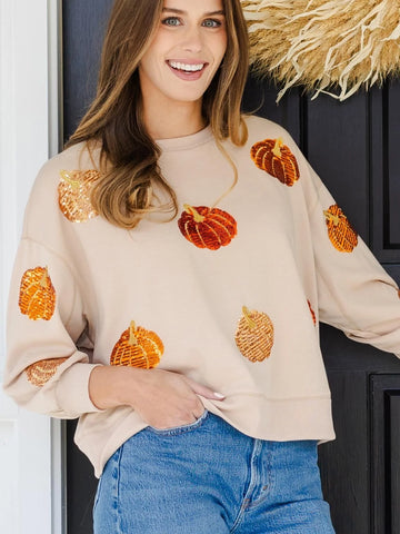 Millie Pumpkins Sweatshirt by Mary Square