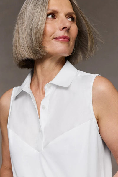 Ricki Layer Tank White by Foxcroft