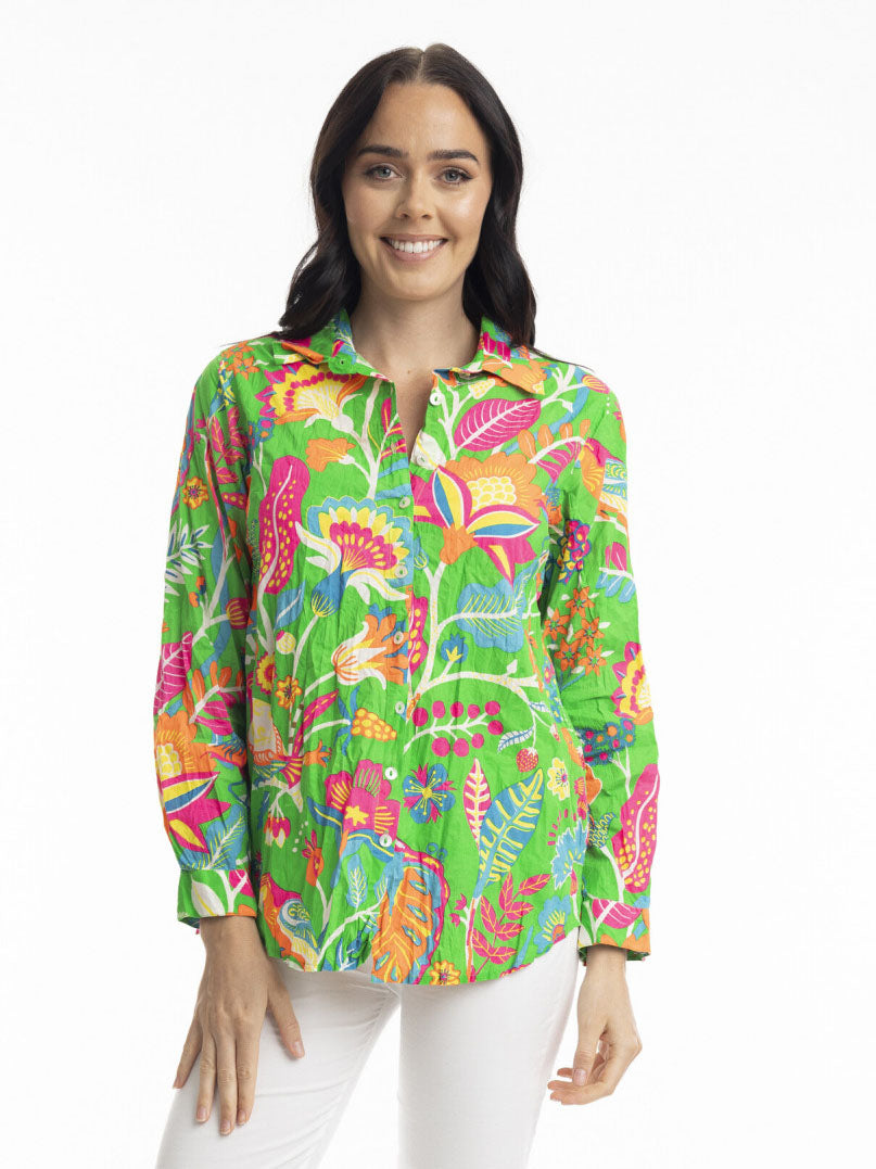 Madurai Print Shirt by Orientique