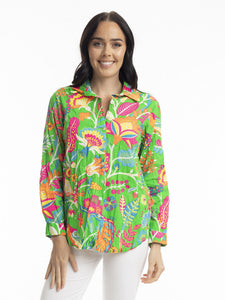 Madurai Print Shirt by Orientique