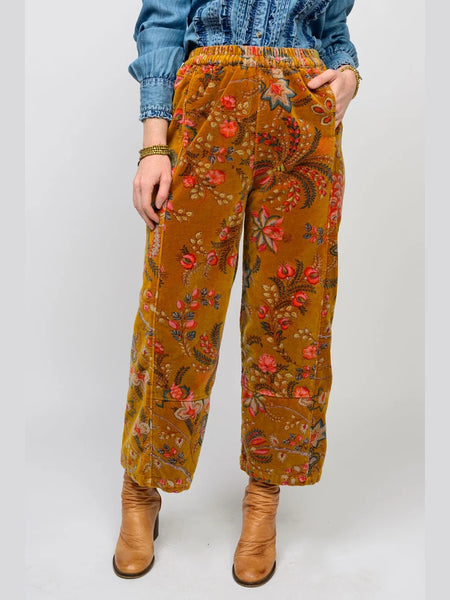 Pull On Barrel Pants Gold by Ivy Jane