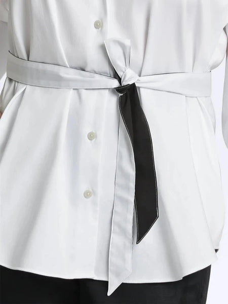 Avery 34 Matte Stretch Shirt White by Foxcroft