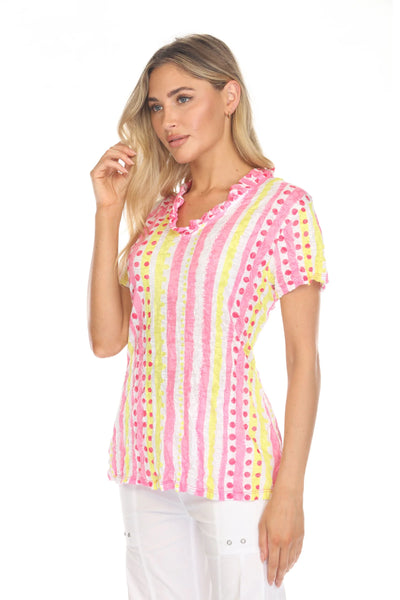 Nora Top Lemonberry Dots by Carine