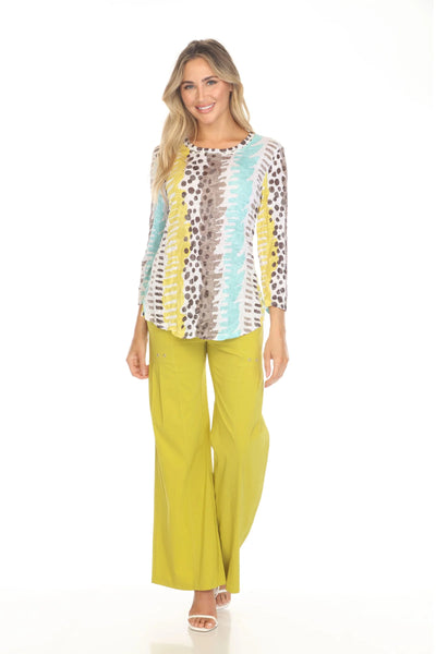Round-Neck Top Mint Twist by Carine